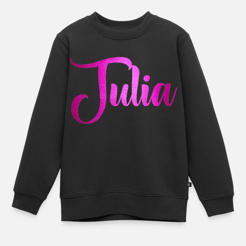 Juliette - Sweat Premium enfant bio - noir