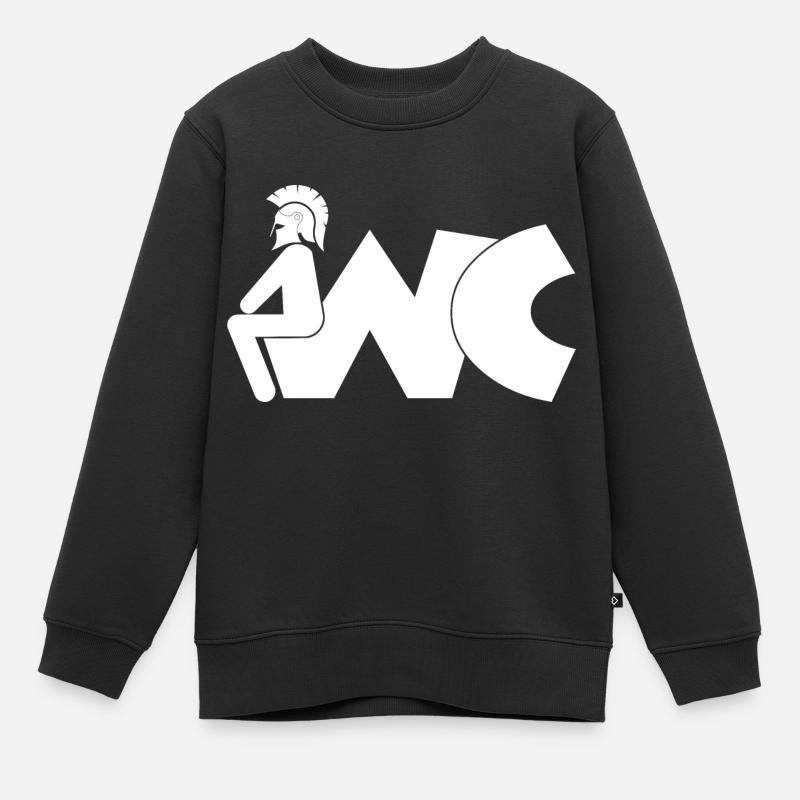 WC - Kinder Premium Organic Sweatshirt - Schwarz