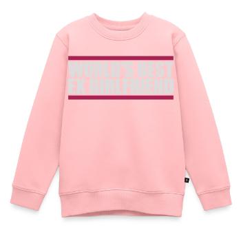 World's Best Ex Girlfriend - Kids Premium Organic Sweatshirt - rose - Front - AI Model Kid Female (0cm)