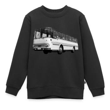 Fleischer Bus Gera DDR Ostalgie Oldtimer - Sweat Premium enfant bio - noir - Devant - AI Model Kid Female (0cm)