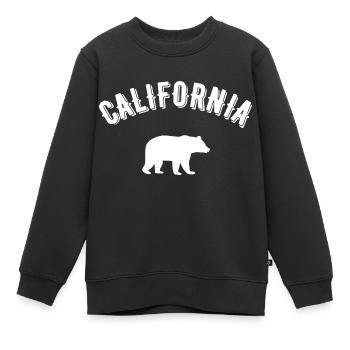 Kalifornien - Kinder Premium Organic Sweatshirt - Schwarz - Vorne - AI Model Kid Female (0cm)