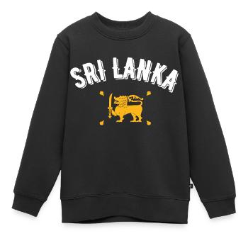 sri lanka - Sweat Premium enfant bio - noir - Devant - AI Model Kid Female (0cm)