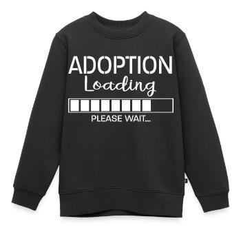 Chargement de l’adoption - Sweat Premium enfant bio - noir - Devant - AI Model Kid Female (0cm)