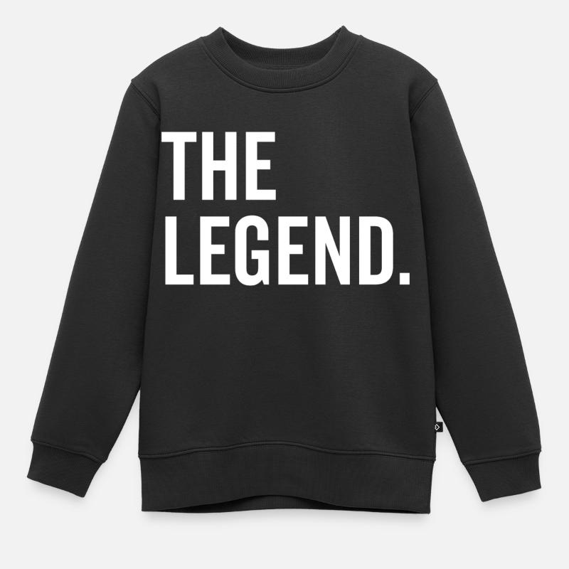 La légende - Sweat Premium enfant bio - noir
