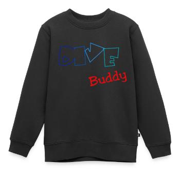 Diver Dive Buddy Scuba - Kinder Premium Organic Sweatshirt - Schwarz - Vorne - AI Model Kid Female (0cm)