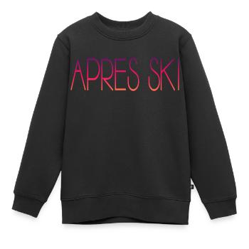 Apres Ski - Kinder Premium Organic Sweatshirt - Schwarz - Vorne - AI Model Kid Female (0cm)