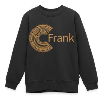 Für Frank - Kinder Premium Organic Sweatshirt - Schwarz - Vorne - AI Model Kid Female (0cm)
