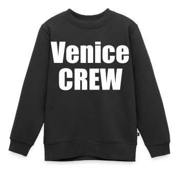 Équipage de Venise - Sweat Premium enfant bio - noir - Devant - AI Model Kid Female (0cm)