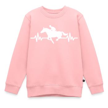 Heartbeat Horse - Stallion Mare Ross Equestrian - Sweat Premium enfant bio - rose - Devant - AI Model Kid Female (0cm)