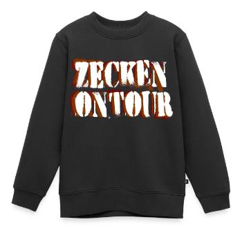 Tiques en tournée - Sweat Premium enfant bio - noir - Devant - AI Model Kid Female (0cm)