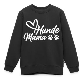 Hunde Hundefreund Haustier - Kinder Premium Organic Sweatshirt - Schwarz - Vorne - AI Model Kid Female (0cm)
