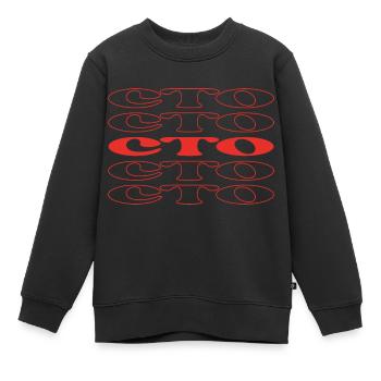 Directeur technique Directeur de la technologie Chef de la technologie - Sweat Premium enfant bio - noir - Devant - AI Model Kid Female (0cm)