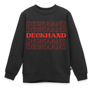 Matrose Matrose Schiffskamerad Schiffsarbeiter - Kinder Premium Organic Sweatshirt - Schwarz - Vorne - AI Model Kid Female (0cm)
