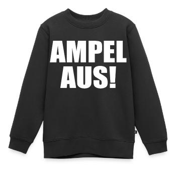 Ampel aus - Kinder Premium Organic Sweatshirt - Schwarz - Vorne - AI Model Kid Female (0cm)