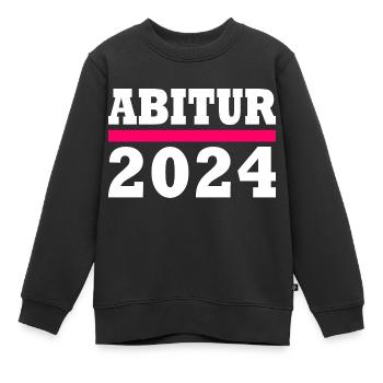 Abitur 2024 - Kinder Premium Organic Sweatshirt - Schwarz - Vorne - AI Model Kid Female (0cm)
