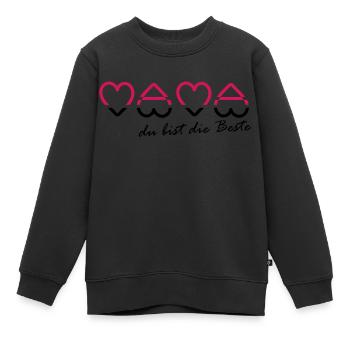 Meilleure maman - Sweat Premium enfant bio - noir - Devant - AI Model Kid Female (0cm)