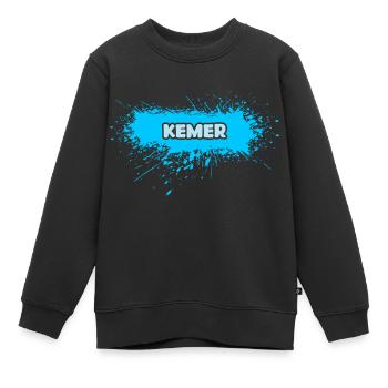 Kemer als Sonne - Kinder Premium Organic Sweatshirt - Schwarz - Vorne - AI Model Kid Female (0cm)