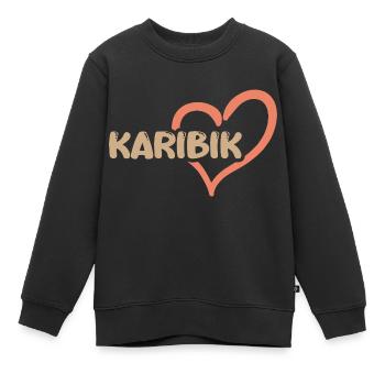 Cadeau pour les Caraïbes - Sweat Premium enfant bio - noir - Devant - AI Model Kid Female (0cm)