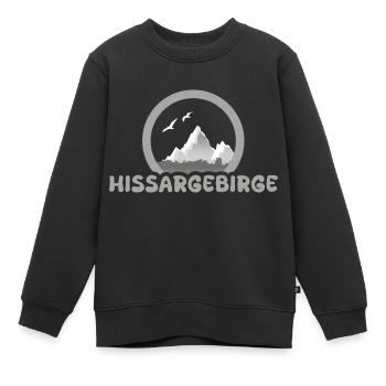 Trekking Hissargebirge - Kinder Premium Organic Sweatshirt - Schwarz - Vorne - AI Model Kid Female (0cm)