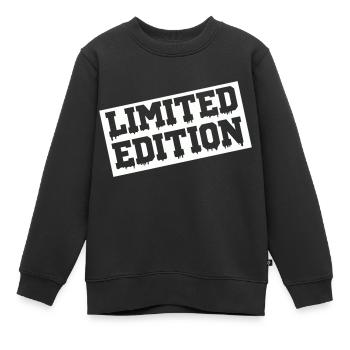 limited edition - Kinder Premium Organic Sweatshirt - Schwarz - Vorne - AI Model Kid Female (0cm)