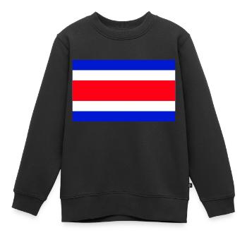 Costa Rica - Kinder Premium Organic Sweatshirt - Schwarz - Vorne - AI Model Kid Female (0cm)