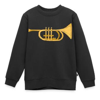 Musikinstrument - Kinder Premium Organic Sweatshirt - Schwarz - Vorne - AI Model Kid Female (0cm)