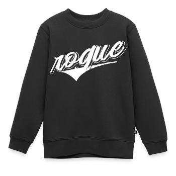 escroc voyou schelm bandit pointu chemise de garçon - Sweat Premium enfant bio - noir - Devant - AI Model Kid Female (0cm)