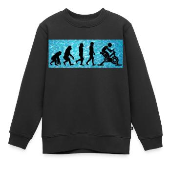 Aqua Cycling Piscine Fitness Evolution - Sweat Premium enfant bio - noir - Devant - AI Model Kid Female (0cm)