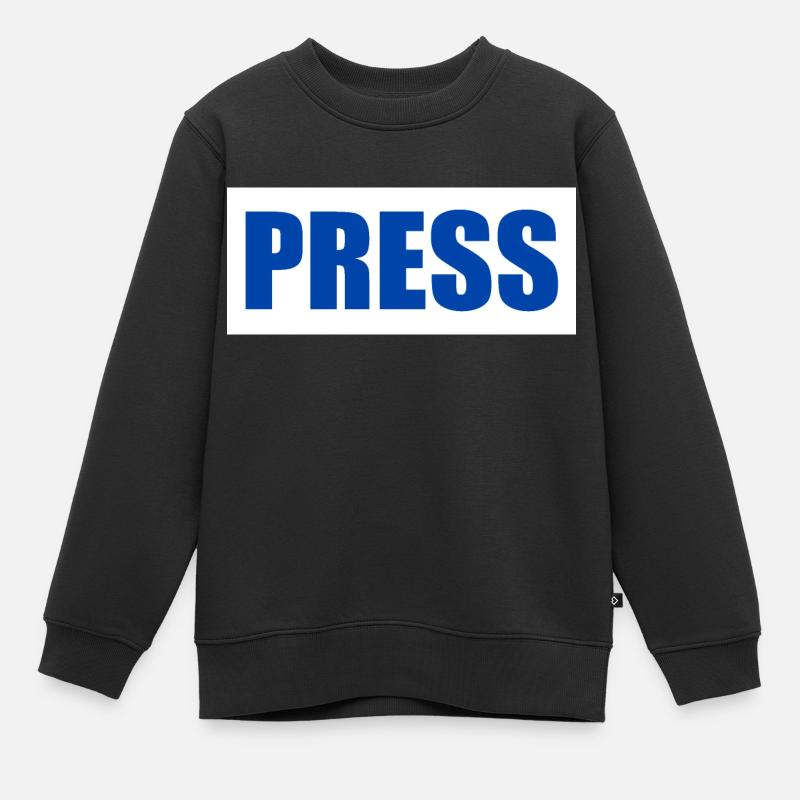 Press - Sweat Premium enfant bio - noir