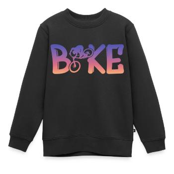 bike - Kinder Premium Organic Sweatshirt - Schwarz - Vorne - AI Model Kid Female (0cm)