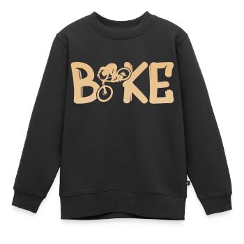 BIKE - Kinder Premium Organic Sweatshirt - Schwarz - Vorne - AI Model Kid Female (0cm)