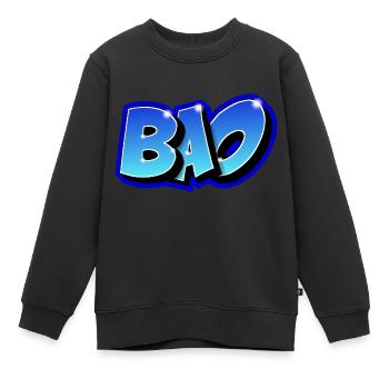 Graffiti First Name BAO Printable on All - Kids Premium Organic Sweatshirt - black - Front - AI Model Kid Female (0cm)