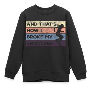 Freerunning Laufen Underground - Kinder Premium Organic Sweatshirt - Schwarz - Vorne - AI Model Kid Female (0cm)
