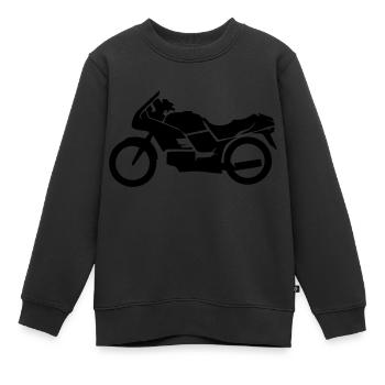 Motorrad, Motorräder - Kinder Premium Organic Sweatshirt - Schwarz - Vorne - AI Model Kid Female (0cm)