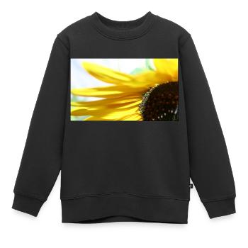 Tournesol - Sweat Premium enfant bio - noir - Devant - AI Model Kid Female (0cm)