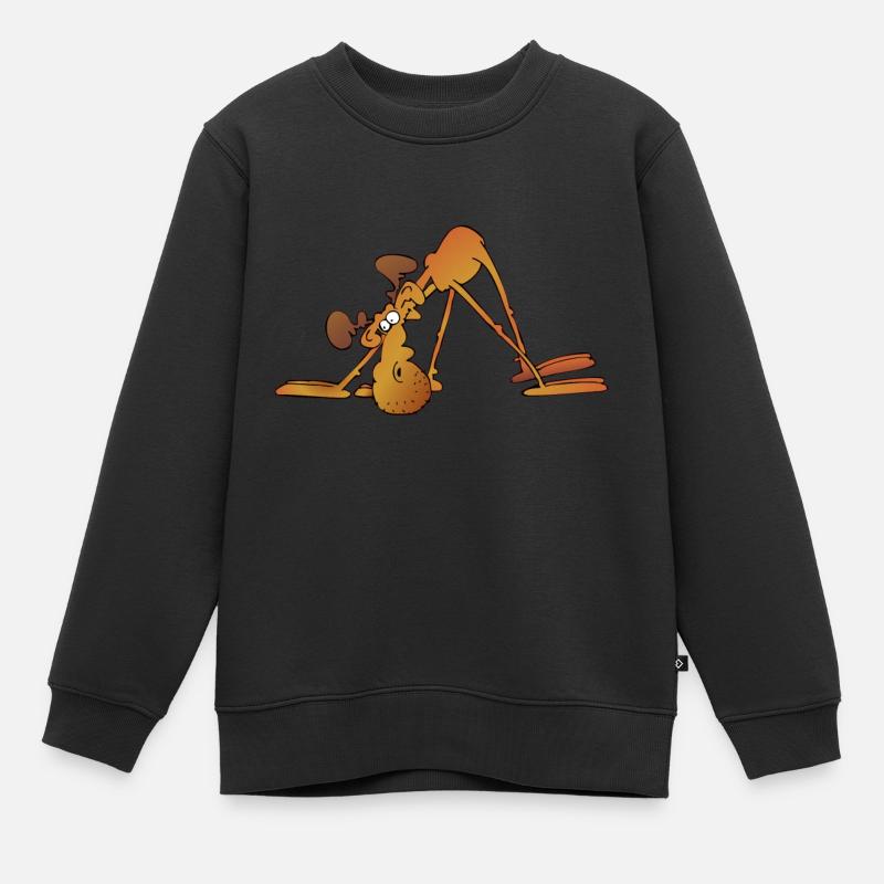 Élan - Sweat Premium enfant bio - noir