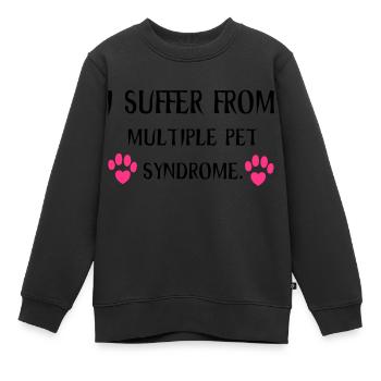 Animals - Kinder Premium Organic Sweatshirt - Schwarz - Vorne - AI Model Kid Female (0cm)