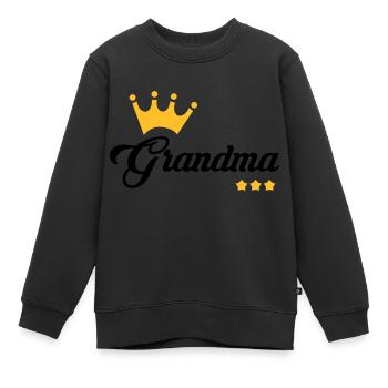 Großmütter / Oma / Mami / Großmutter / Mamy - Kinder Premium Organic Sweatshirt - Schwarz - Vorne - AI Model Kid Female (0cm)
