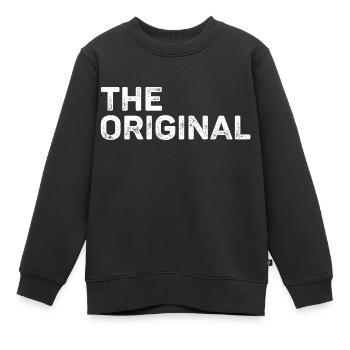 Father Son Partner Look The Original The Remix - Sweat Premium enfant bio - noir - Devant - AI Model Kid Female (0cm)