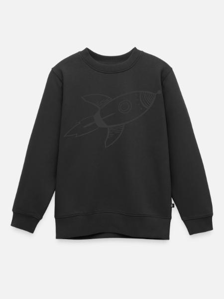 raket - Kinder Premium sweater biologisch - zwart