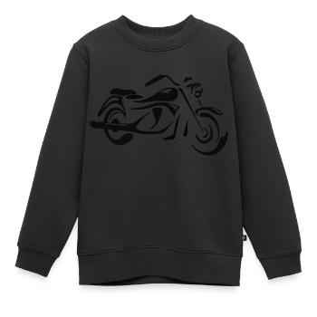 Chopper - Kinder Premium Organic Sweatshirt - Schwarz - Vorne - AI Model Kid Female (0cm)