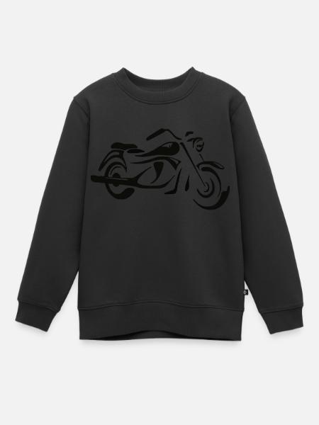 Chopper - Sweat Premium enfant bio - noir