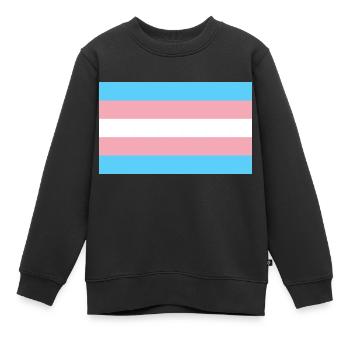 LGBT Transgender - Kinder Premium Organic Sweatshirt - Schwarz - Vorne - AI Model Kid Female (0cm)