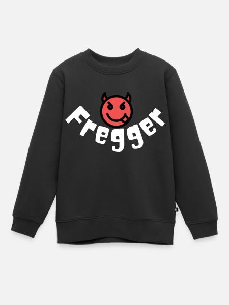 Fregger-Motiv - Kinder Premium Organic Sweatshirt - Schwarz