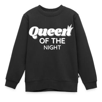 Königin der Nacht - Kinder Premium Organic Sweatshirt - Schwarz - Vorne - AI Model Kid Female (0cm)