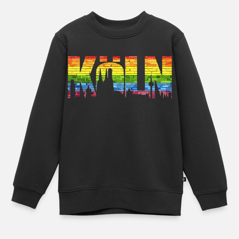 LGBT Köln Pride - Kinder Premium Organic Sweatshirt - Schwarz