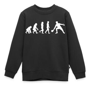 Ping Pong Master Tischtennis Trainer Evolution - Kinder Premium Organic Sweatshirt - Schwarz - Vorne - AI Model Kid Female (0cm)