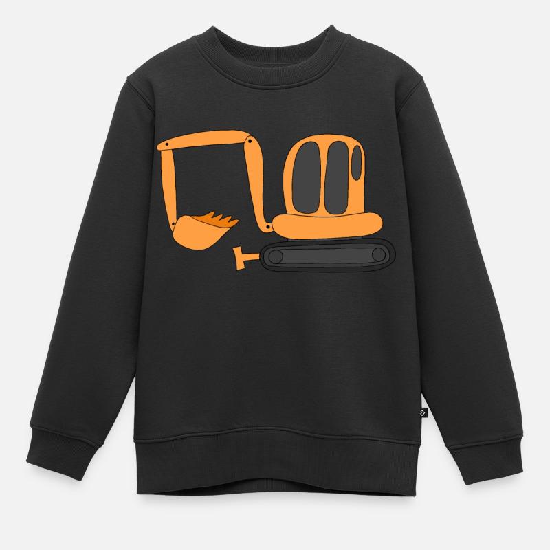 Bagger - Kinder Premium Organic Sweatshirt - Schwarz