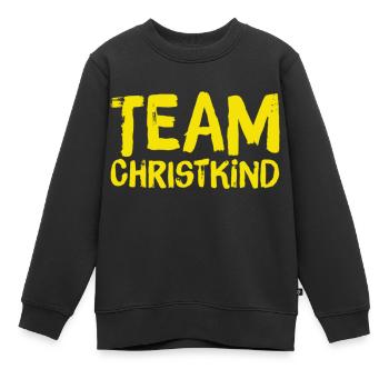 TEAM CHRISTKIND. Weihnachten Merry Christmas X-Mas - Kinder Premium Organic Sweatshirt - Schwarz - Vorne - AI Model Kid Female (0cm)