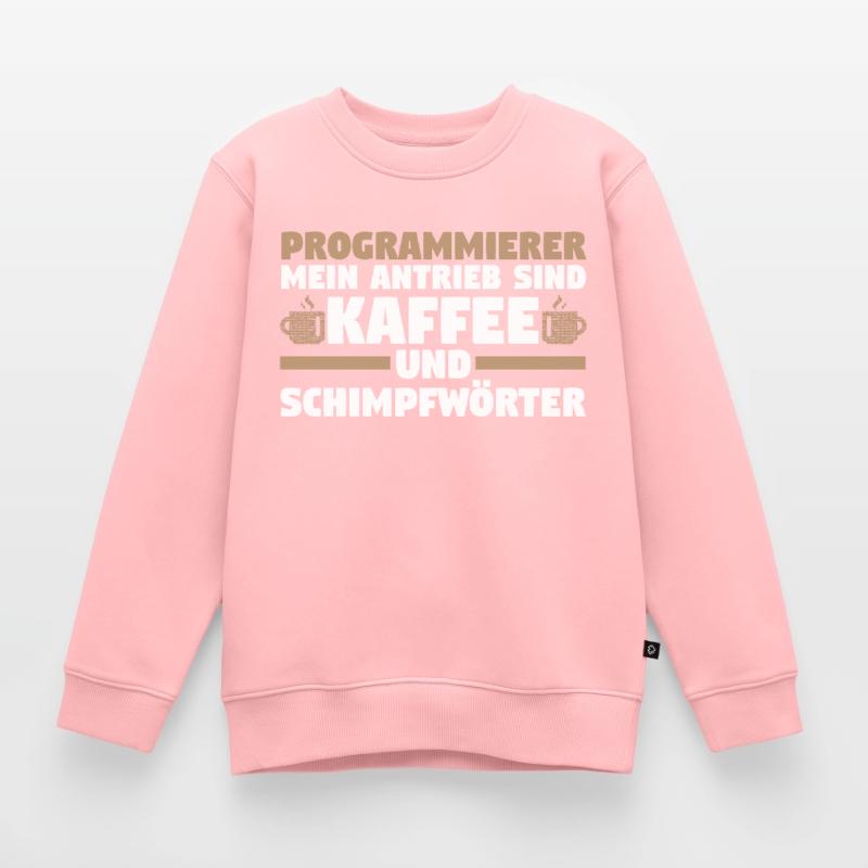 Programmieren Entwickler Coder Kaffee Programmiere Kinder Premium Organic Sweatshirt